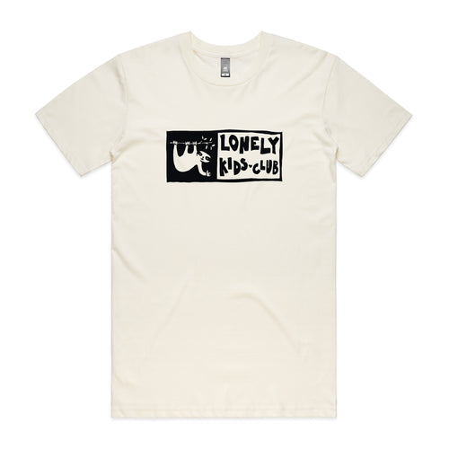 LKC Hanging Tee by Lonely Kids Club. All clothing from our T-shirts to our shorts and hoodies are ethically made, and printed packed and shipped from Sydney.