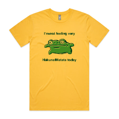 Hakuna Matata Tee by Lonely Kids Club. All clothing from our T-shirts to our shorts and hoodies are ethically made, and printed packed and shipped from Sydney.