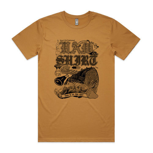 Ham Shirt Tee by Lonely Kids Club. All clothing from our T-shirts to our shorts and hoodies are ethically made, and printed packed and shipped from Sydney.