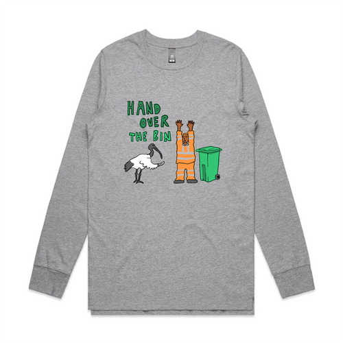 Hand Over The Bin Tee by Lonely Kids Club. All clothing from our T-shirts to our shorts and hoodies are ethically made, and printed packed and shipped from Sydney.