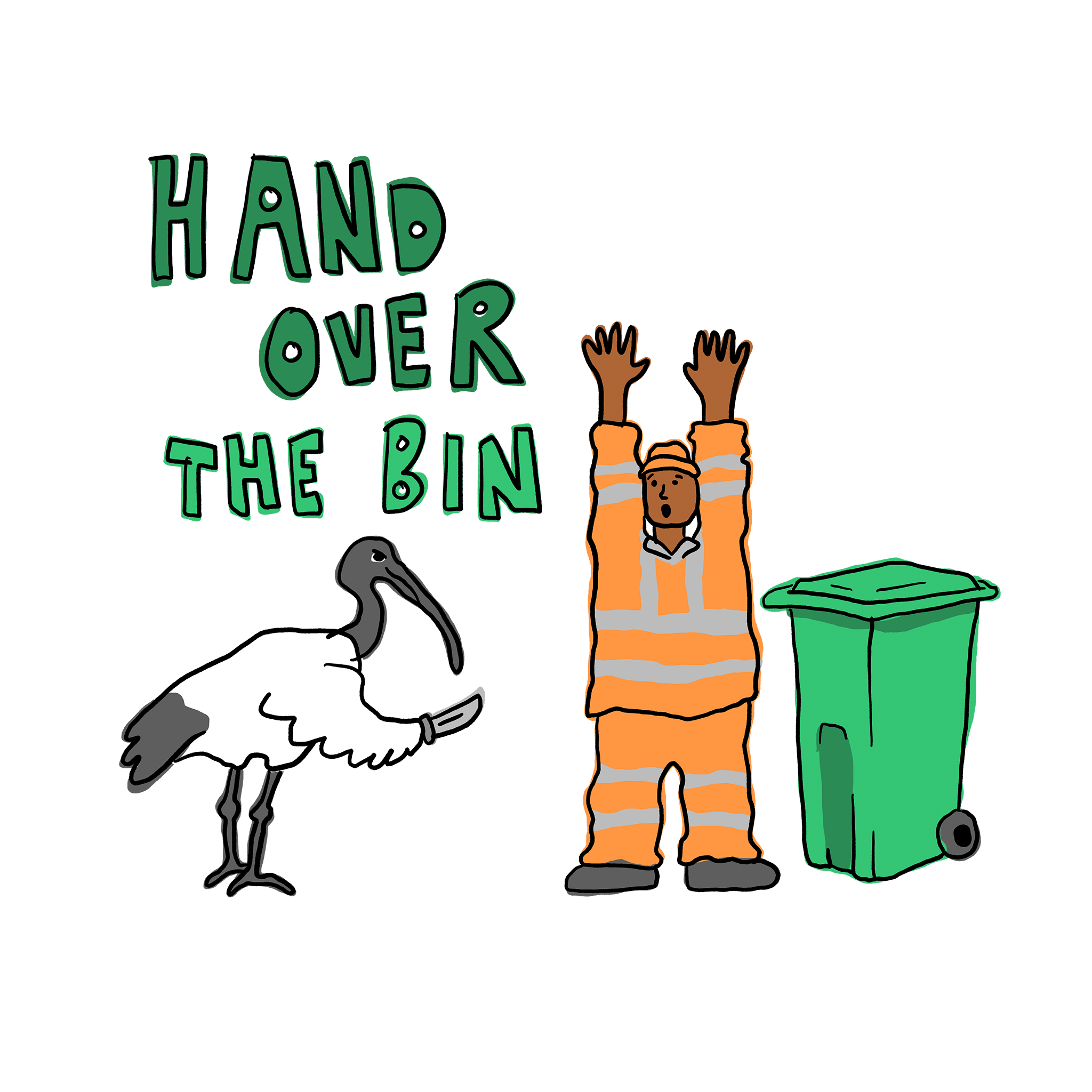 Hand Over The Bin Tee