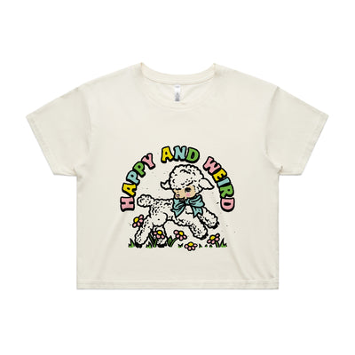 Happy And Weird Tee by Lonely Kids Club. All clothing from our T-shirts to our shorts and hoodies are ethically made, and printed packed and shipped from Sydney.