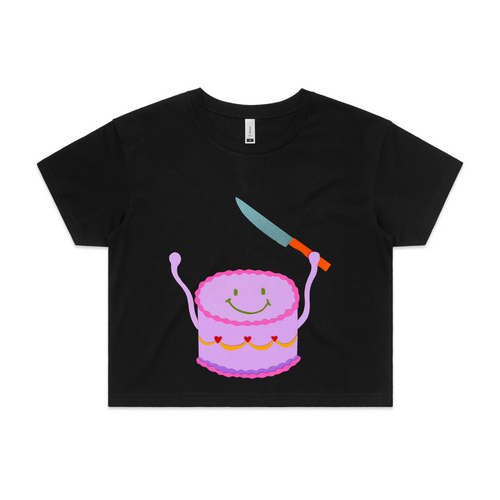 Happy Cake Tee by Lonely Kids Club. All clothing from our T-shirts to our shorts and hoodies are ethically made, and printed packed and shipped from Sydney.