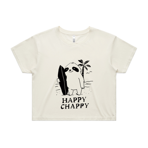 Happy Chappy Tee by Lonely Kids Club. All clothing from our T-shirts to our shorts and hoodies are ethically made, and printed packed and shipped from Sydney.