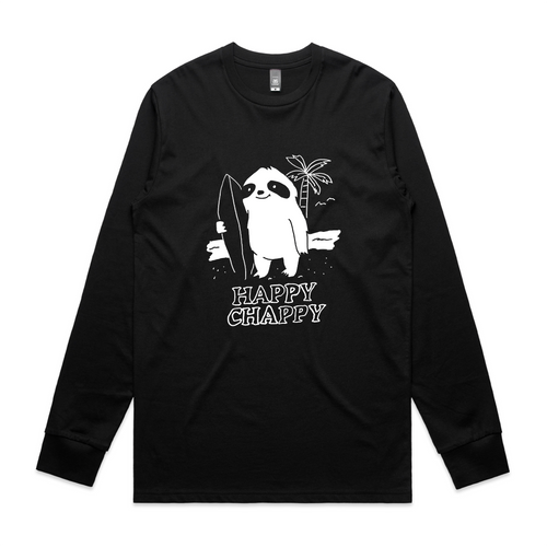 Happy Chappy Tee by Lonely Kids Club. All clothing from our T-shirts to our shorts and hoodies are ethically made, and printed packed and shipped from Sydney.