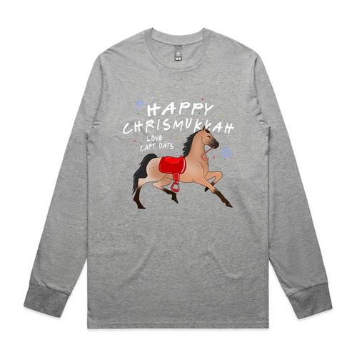 Happy Chrismukkah Tee by Lonely Kids Club. All clothing from our T-shirts to our shorts and hoodies are ethically made, and printed packed and shipped from Sydney.