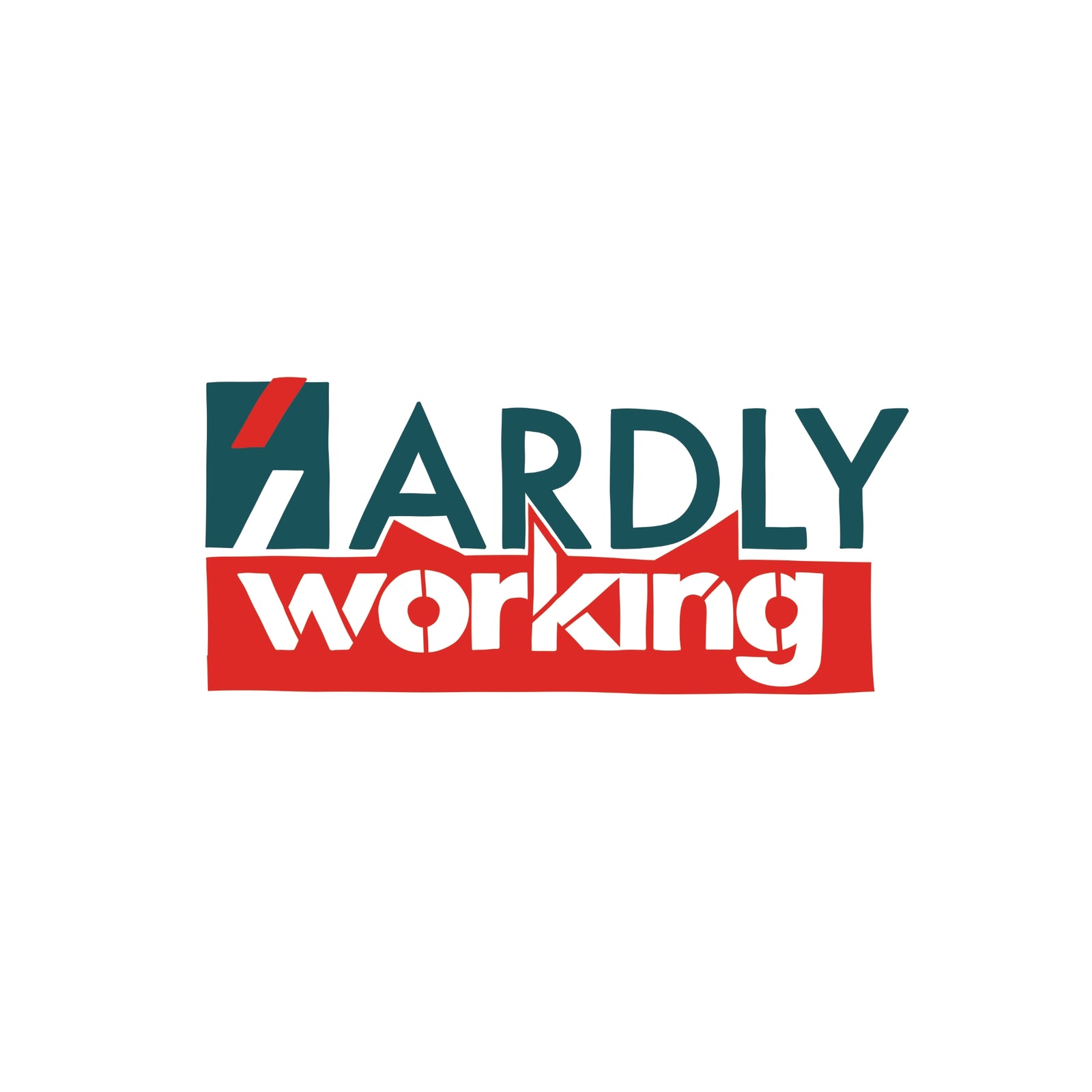 Hardly Working t-shirt by Lonely Kids Club