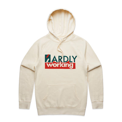 Hardly Working Hoodie by Lonely Kids Club. All clothing from our T-shirts to our shorts and hoodies are ethically made, and printed packed and shipped from Sydney.