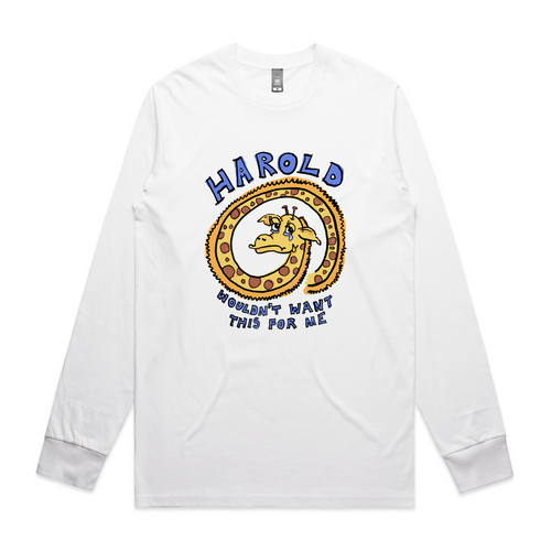 Harold Wouldn't Want This Tee by Lonely Kids Club. All clothing from our T-shirts to our shorts and hoodies are ethically made, and printed packed and shipped from Sydney.