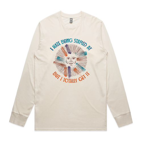 Hate Being Stared At Tee by Lonely Kids Club. All clothing from our T-shirts to our shorts and hoodies are ethically made, and printed packed and shipped from Sydney.