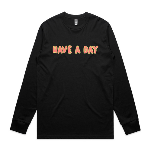Have A Day Tee by Lonely Kids Club. All clothing from our T-shirts to our shorts and hoodies are ethically made, and printed packed and shipped from Sydney.