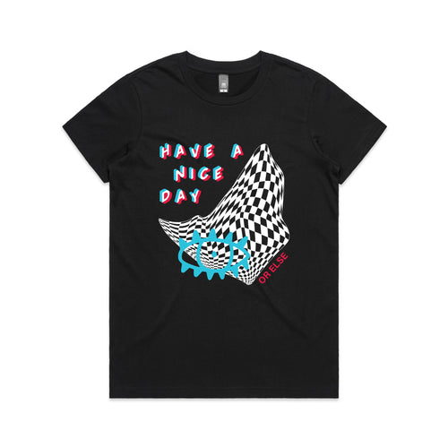 Have A Nice Day Tee by Lonely Kids Club. All clothing from our T-shirts to our shorts and hoodies are ethically made, and printed packed and shipped from Sydney.
