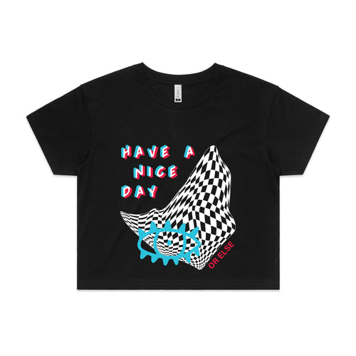 Have A Nice Day Tee by Lonely Kids Club. All clothing from our T-shirts to our shorts and hoodies are ethically made, and printed packed and shipped from Sydney.