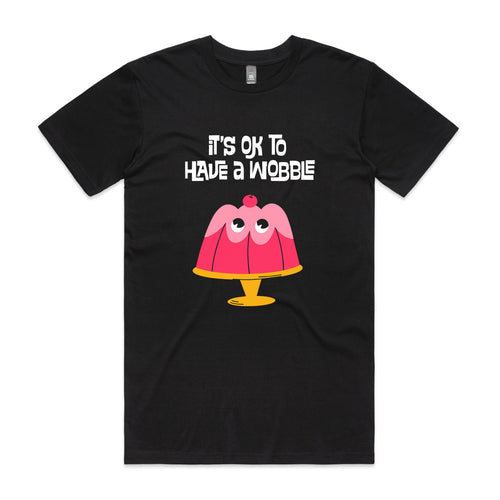 Have A Wobble Tee by Lonely Kids Club. All clothing from our T-shirts to our shorts and hoodies are ethically made, and printed packed and shipped from Sydney.