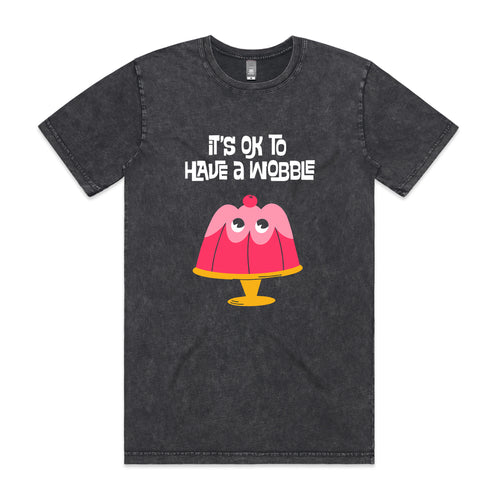 Have A Wobble Tee by Lonely Kids Club. All clothing from our T-shirts to our shorts and hoodies are ethically made, and printed packed and shipped from Sydney.