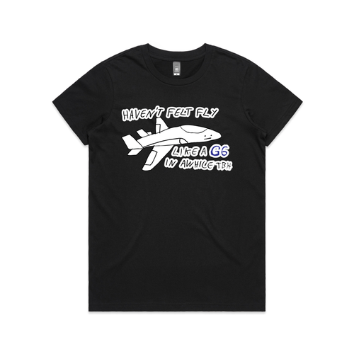 Haven't Felt Fly Tee by Lonely Kids Club. All clothing from our T-shirts to our shorts and hoodies are ethically made, and printed packed and shipped from Sydney.