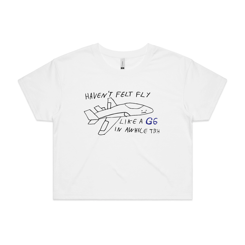 Haven't Felt Fly Tee by Lonely Kids Club. All clothing from our T-shirts to our shorts and hoodies are ethically made, and printed packed and shipped from Sydney.