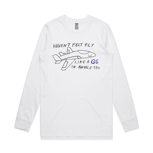 Haven't Felt Fly Tee by Lonely Kids Club. All clothing from our T-shirts to our shorts and hoodies are ethically made, and printed packed and shipped from Sydney.