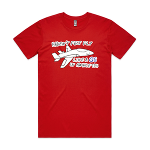Haven't Felt Fly Tee by Lonely Kids Club. All clothing from our T-shirts to our shorts and hoodies are ethically made, and printed packed and shipped from Sydney.