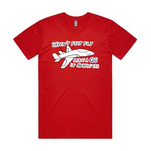Haven't Felt Fly Tee by Lonely Kids Club. All clothing from our T-shirts to our shorts and hoodies are ethically made, and printed packed and shipped from Sydney.
