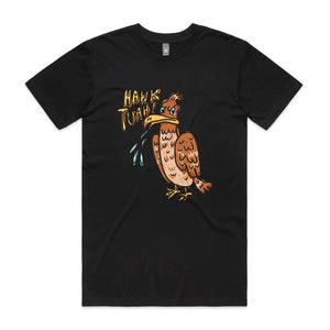 Hawk Tuah Tee by Lonely Kids Club. All clothing from our T-shirts to our shorts and hoodies are ethically made, and printed packed and shipped from Sydney.