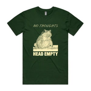 Head Empty Tee by Lonely Kids Club. All clothing from our T-shirts to our shorts and hoodies are ethically made, and printed packed and shipped from Sydney.