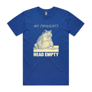 Head Empty Tee by Lonely Kids Club. All clothing from our T-shirts to our shorts and hoodies are ethically made, and printed packed and shipped from Sydney.