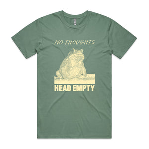 Head Empty Tee by Lonely Kids Club. All clothing from our T-shirts to our shorts and hoodies are ethically made, and printed packed and shipped from Sydney.