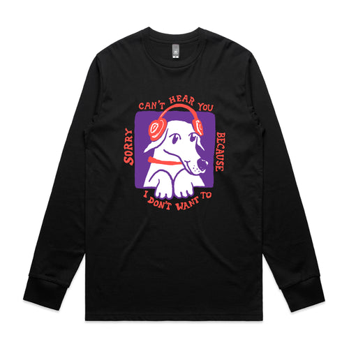 Can't Hear You Tee by Lonely Kids Club. All clothing from our T-shirts to our shorts and hoodies are ethically made, and printed packed and shipped from Sydney.