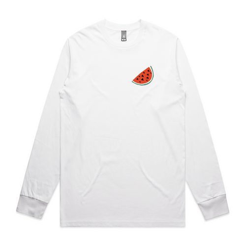 Heart Melon Tee by Lonely Kids Club. All clothing from our T-shirts to our shorts and hoodies are ethically made, and printed packed and shipped from Sydney.