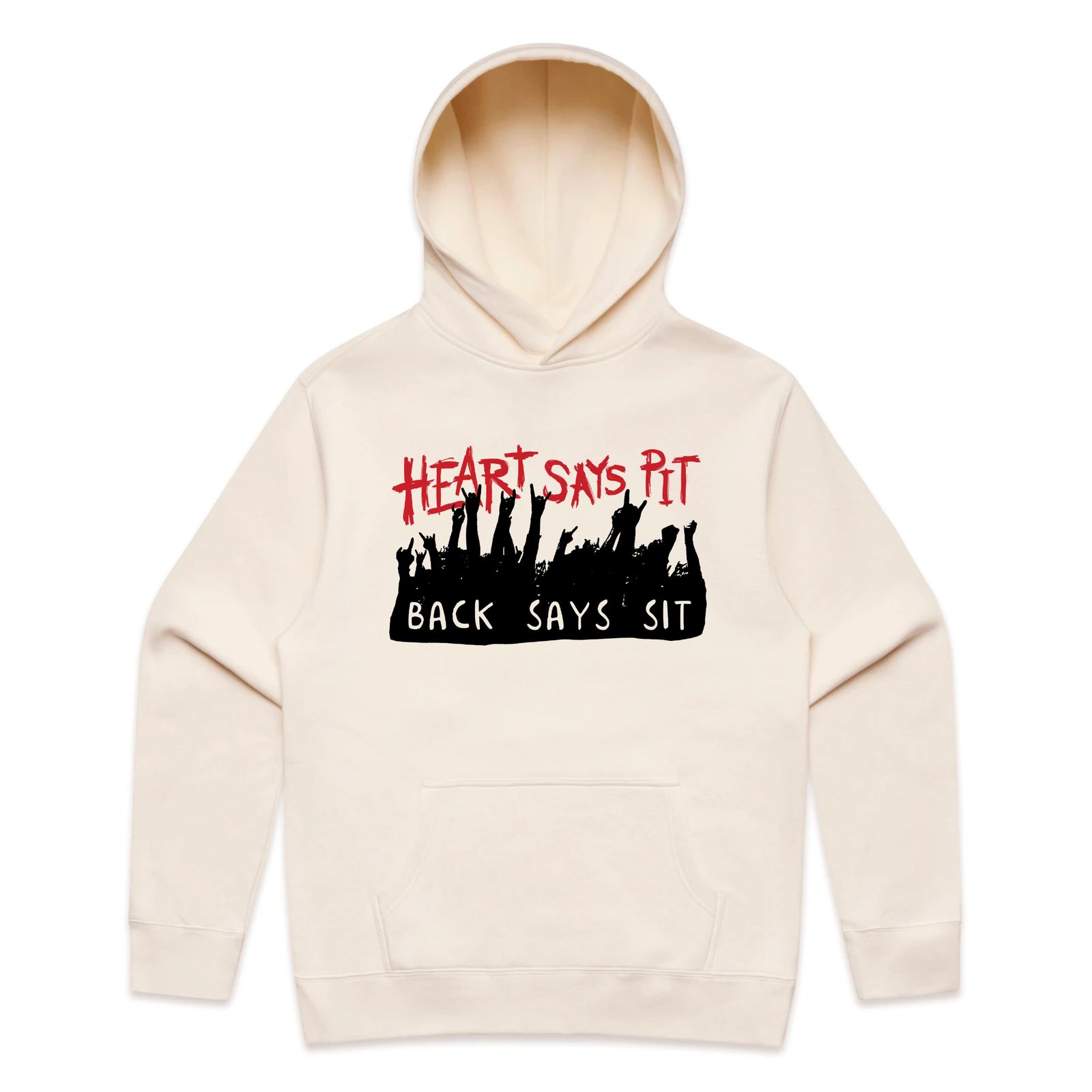Heart Says Pit Hoodie