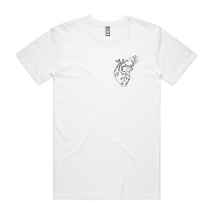 Heart Shaped Box by Lonely Kids Club. All clothing from our T-shirts to our shorts and hoodies are ethically made, and printed packed and shipped from Sydney.