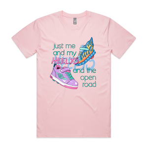 Heelys Tee by Lonely Kids Club. All clothing from our T-shirts to our shorts and hoodies are ethically made, and printed packed and shipped from Sydney.