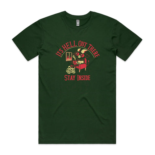 Hell Out There Tee by Lonely Kids Club. All clothing from our T-shirts to our shorts and hoodies are ethically made, and printed packed and shipped from Sydney.