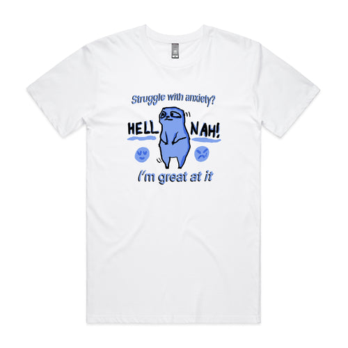 Hell Nah Tee by Lonely Kids Club. All clothing from our T-shirts to our shorts and hoodies are ethically made, and printed packed and shipped from Sydney.