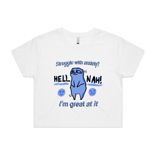 Hell Nah Tee by Lonely Kids Club. All clothing from our T-shirts to our shorts and hoodies are ethically made, and printed packed and shipped from Sydney.
