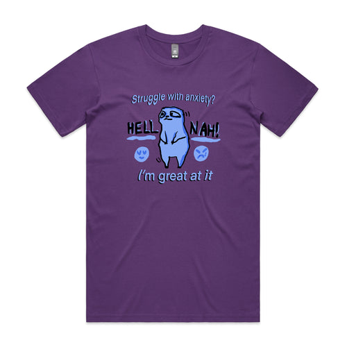 Hell Nah Tee by Lonely Kids Club. All clothing from our T-shirts to our shorts and hoodies are ethically made, and printed packed and shipped from Sydney.
