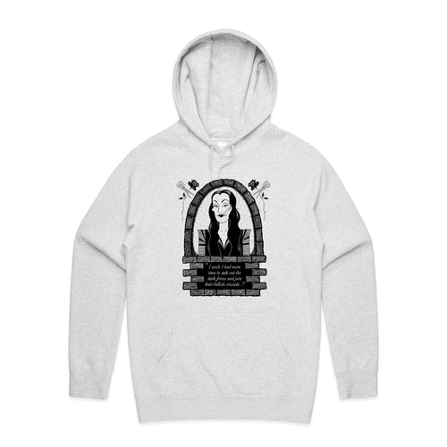 Hellish Crusade Hoodie by Lonely Kids Club. All clothing from our T-shirts to our shorts and hoodies are ethically made, and printed packed and shipped from Sydney.