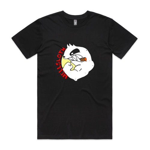 Hellsloth Tee by Lonely Kids Club. All clothing from our T-shirts to our shorts and hoodies are ethically made, and printed packed and shipped from Sydney.