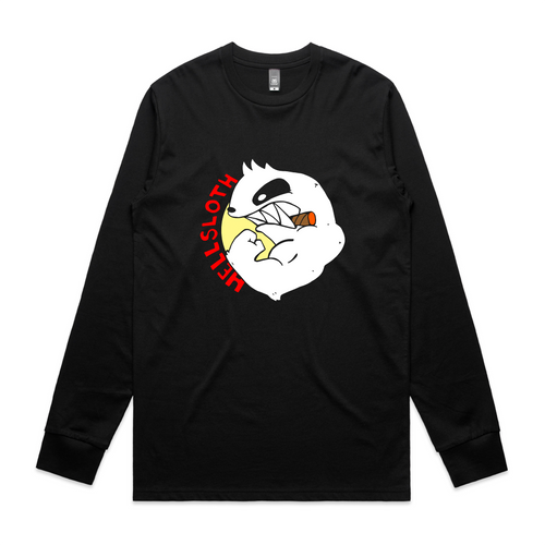 Hellsloth Tee by Lonely Kids Club. All clothing from our T-shirts to our shorts and hoodies are ethically made, and printed packed and shipped from Sydney.
