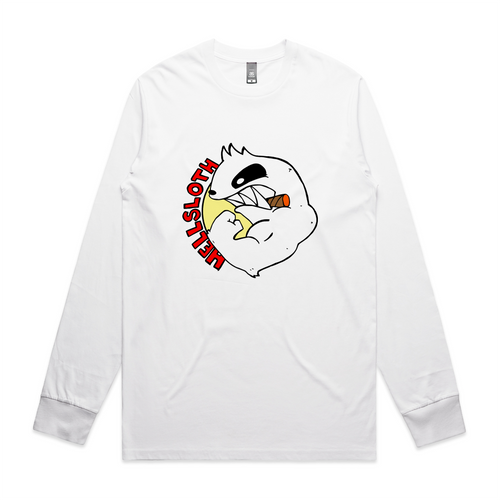 Hellsloth Tee by Lonely Kids Club. All clothing from our T-shirts to our shorts and hoodies are ethically made, and printed packed and shipped from Sydney.