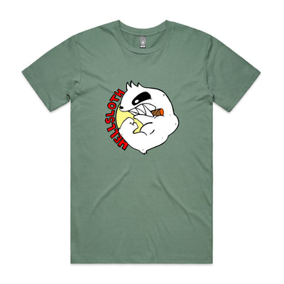 Hellsloth Tee by Lonely Kids Club. All clothing from our T-shirts to our shorts and hoodies are ethically made, and printed packed and shipped from Sydney.