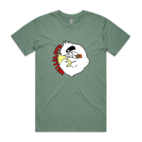 Hellsloth Tee by Lonely Kids Club. All clothing from our T-shirts to our shorts and hoodies are ethically made, and printed packed and shipped from Sydney.