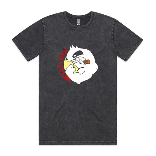 Hellsloth Tee by Lonely Kids Club. All clothing from our T-shirts to our shorts and hoodies are ethically made, and printed packed and shipped from Sydney.