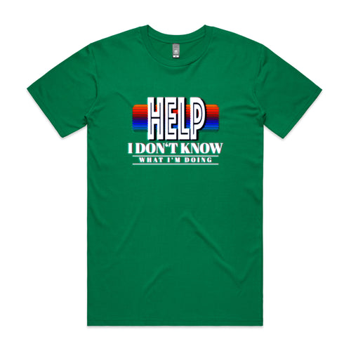 Help Tee by Lonely Kids Club. All clothing from our T-shirts to our shorts and hoodies are ethically made, and printed packed and shipped from Sydney.