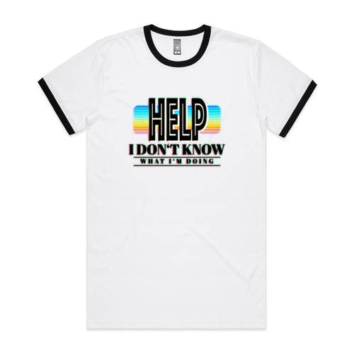 Help Tee by Lonely Kids Club. All clothing from our T-shirts to our shorts and hoodies are ethically made, and printed packed and shipped from Sydney.