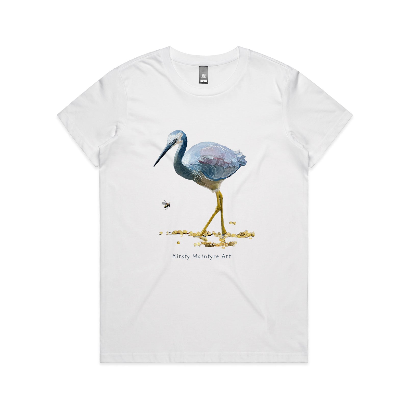 White Faced Heron Tee