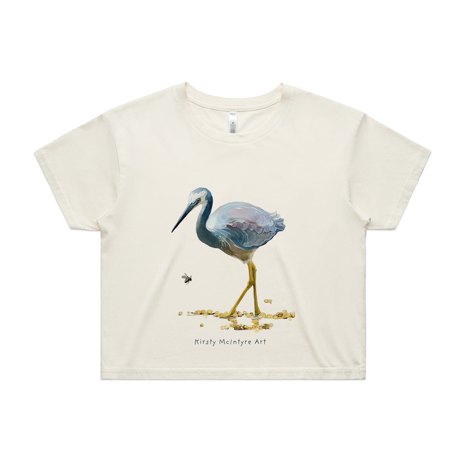 White Faced Heron Tee