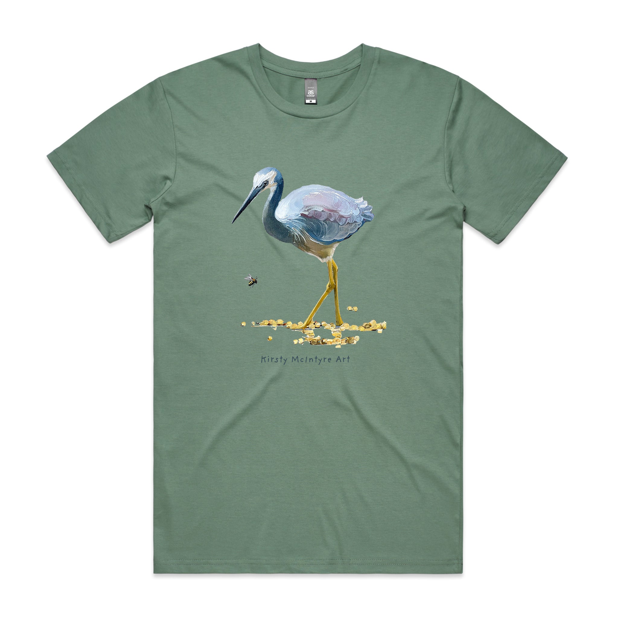 White Faced Heron Tee