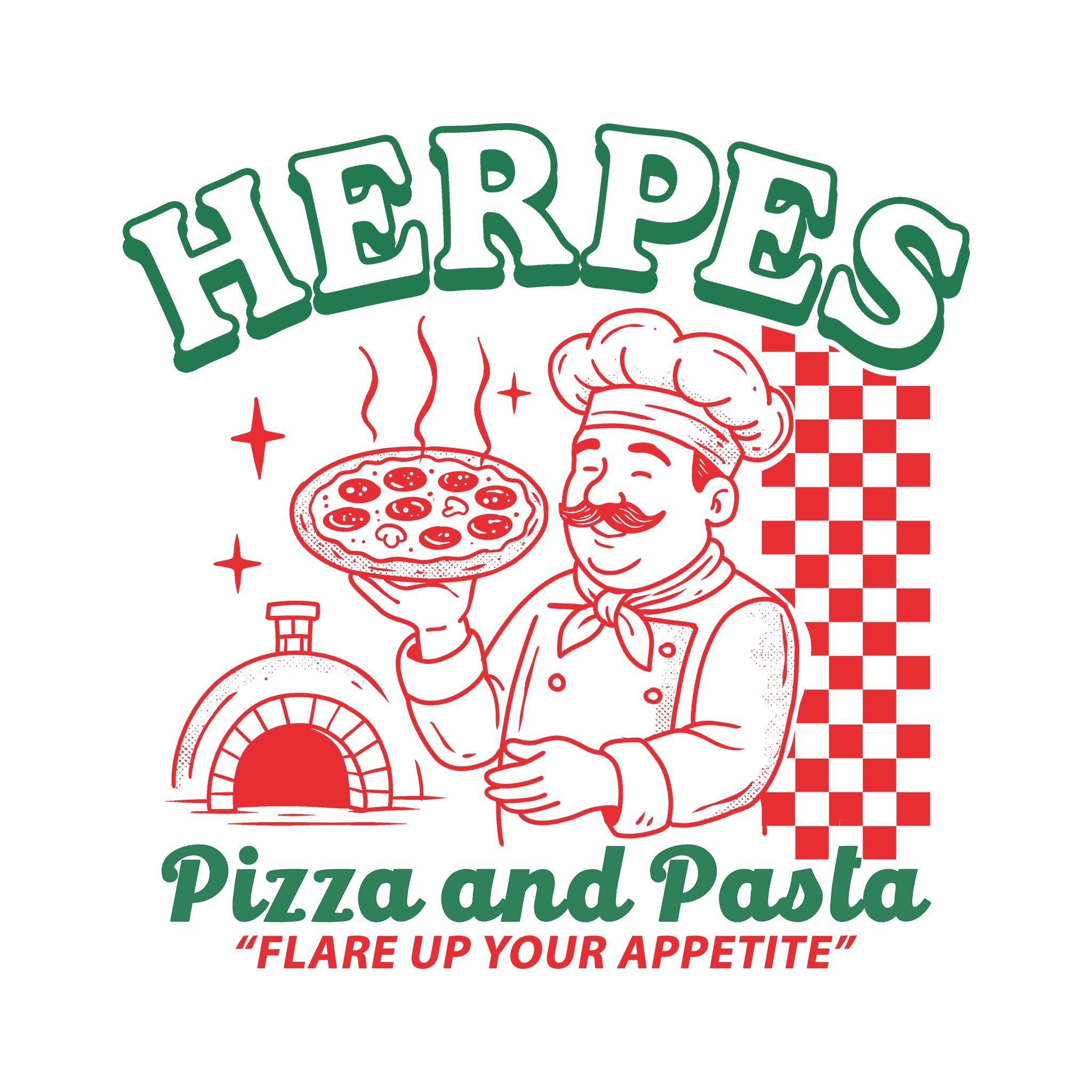 Herpes, Pizza, Pasta Tee